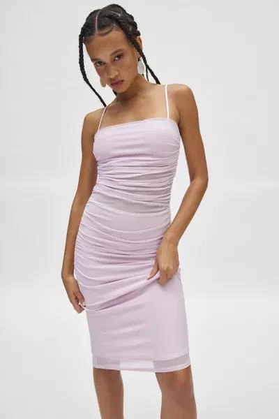 AFRM AFRM Miranda Illusion Mesh Shirred Bodycon Midi Dress 3