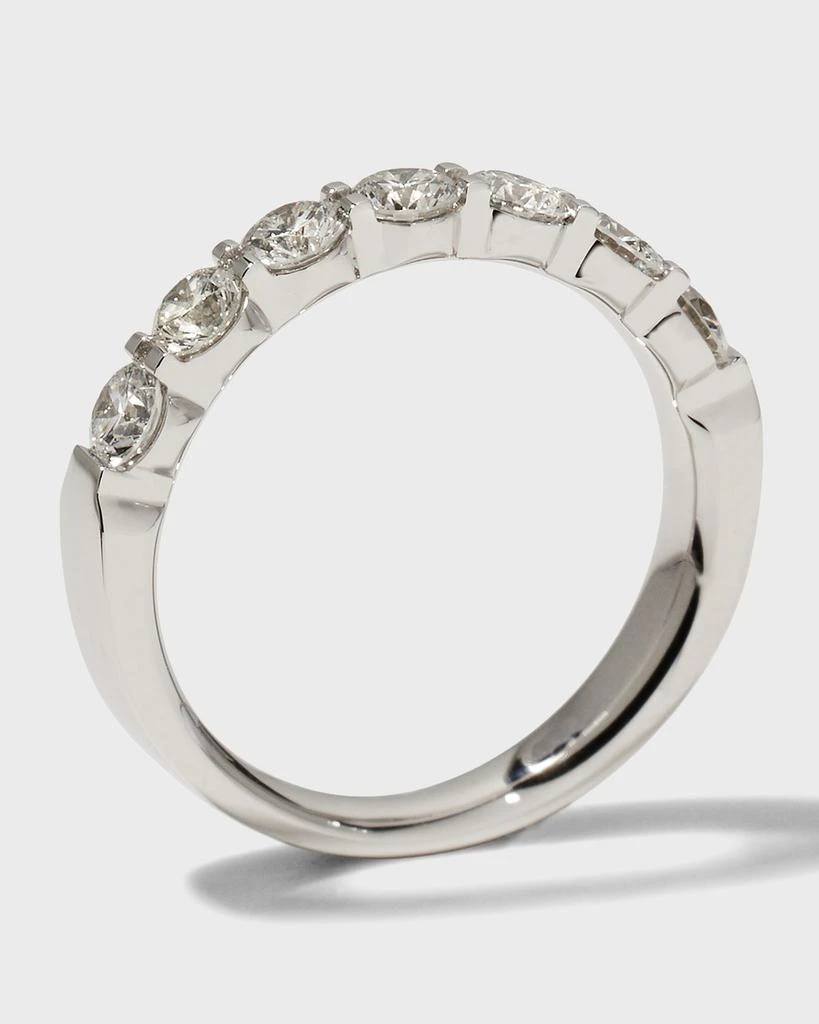 Memoire Platinum 7 Round Diamond Ring, Size 6.5, 1.04-1.16tcw 4