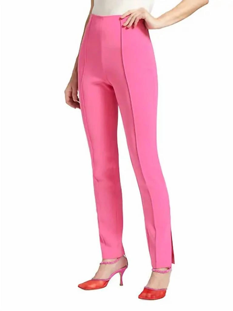 Cinq a Sept Crepe Pants In Pink Azalea 4