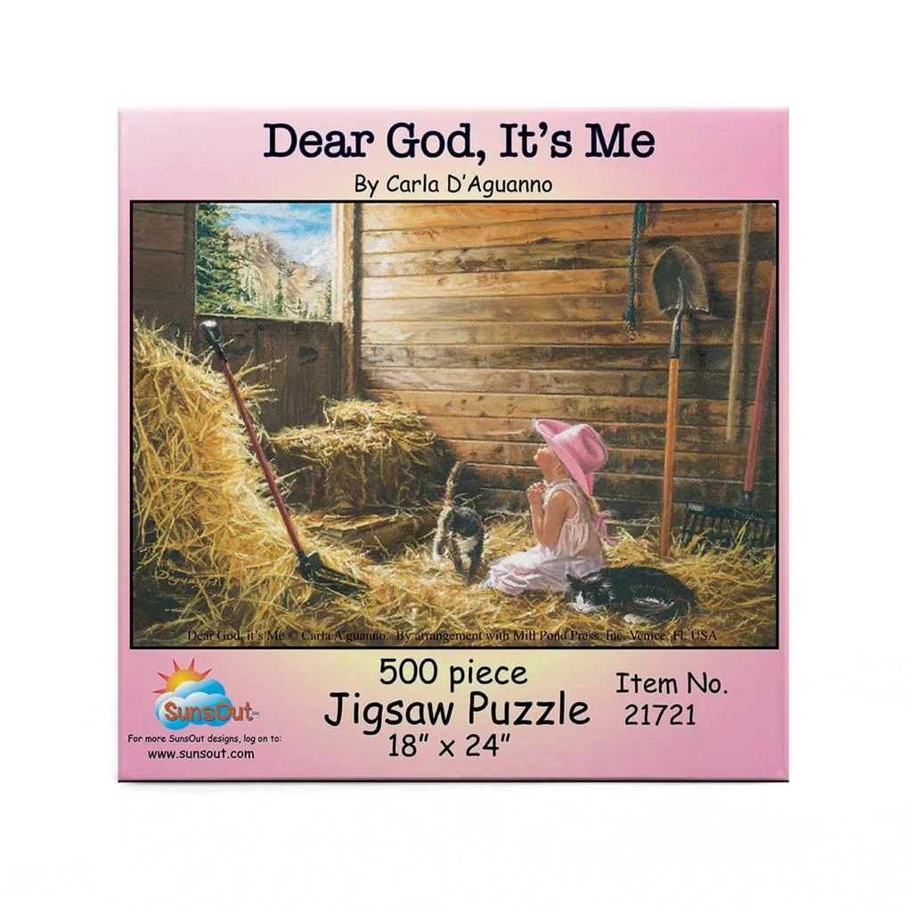 SunsOut Dear God It
s Me 500 piece Jigsaw Puzzle for Adults 2