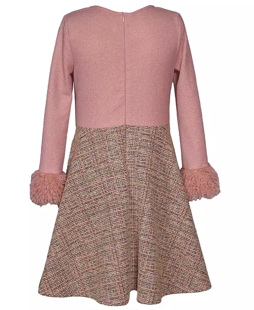 Big Girls Long Sleeve Foiled Liverpool Knit Dress  On Sale Now with Up to  50% Off | Discover Exclusive Deals & Savings at BeyondStyle  Authentic Bonnie  Jean dress|kids|dresses with Limited-Time