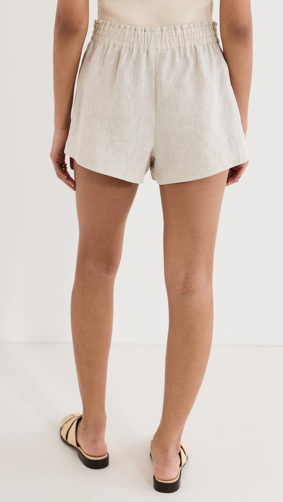 Reformation Mila Linen Shorts