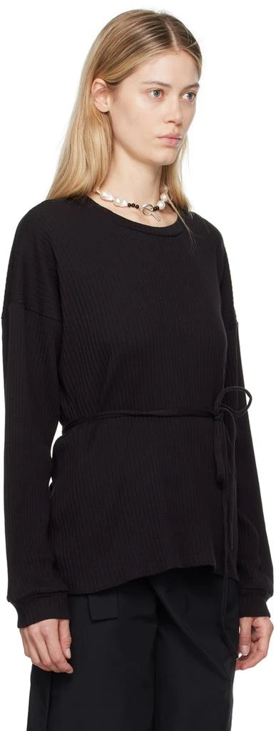 Baserange Black Shaw Long Sleeve T-Shirt 2