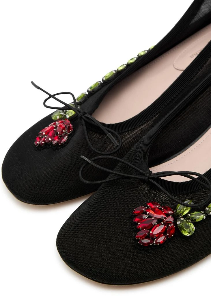 Simone Rocha 40 crystal-embellished mesh pumps 3