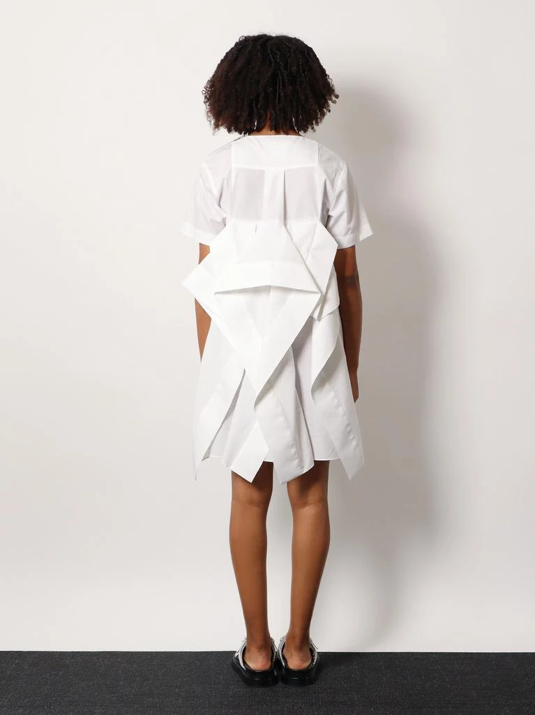Sacai Dress with draped cotton inserts on the back 3