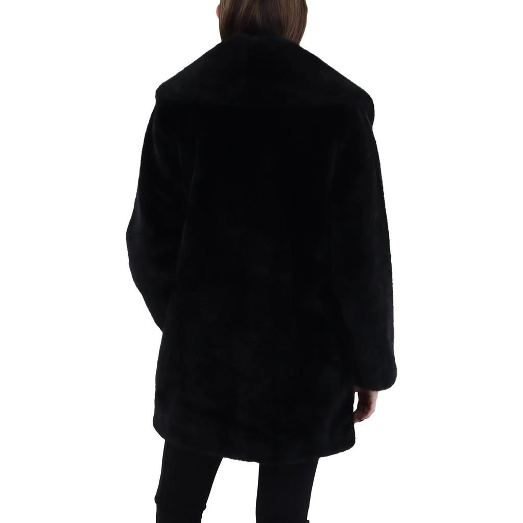 Via Spiga Womens Faux Fur Cozy Faux Fur Coat 2