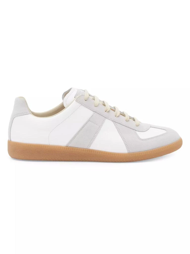 MAISON MARGIELA Replica Leather & Suede Sneakers 1