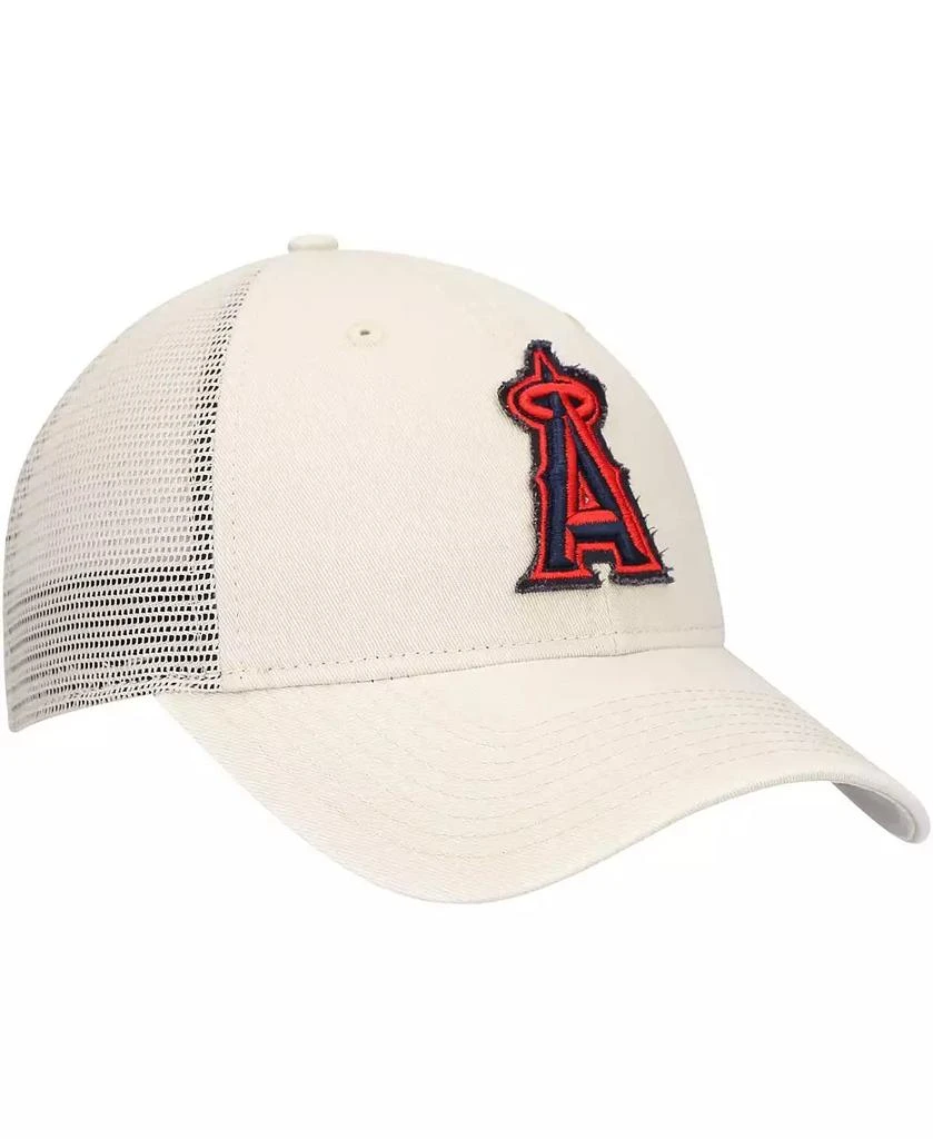 New Era Men's Stone Los Angeles Angels Game Day 9TWENTY Adjustable Trucker Hat 4