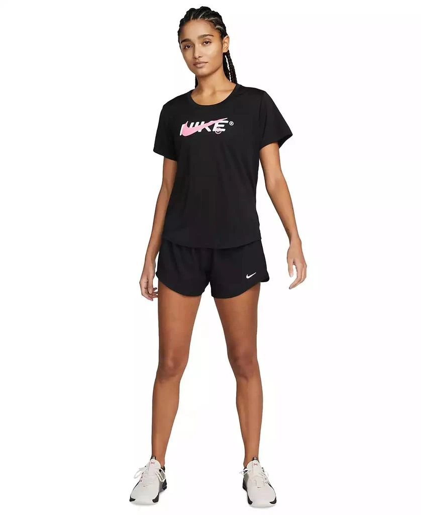 Nike Women's One Dri-FIT Mid-Rise Brief-Lined Shorts 7