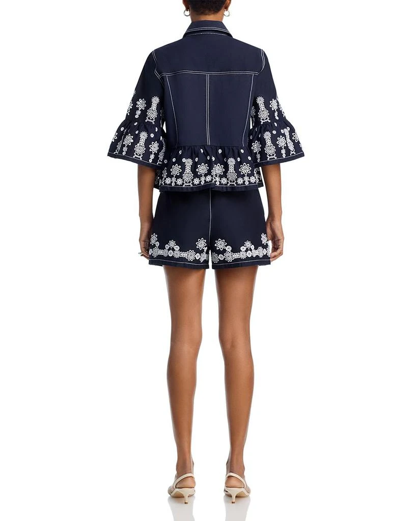 Cinq à Sept Cinq a Sept Mazie Eyelet Mandie Denim Jacket 9