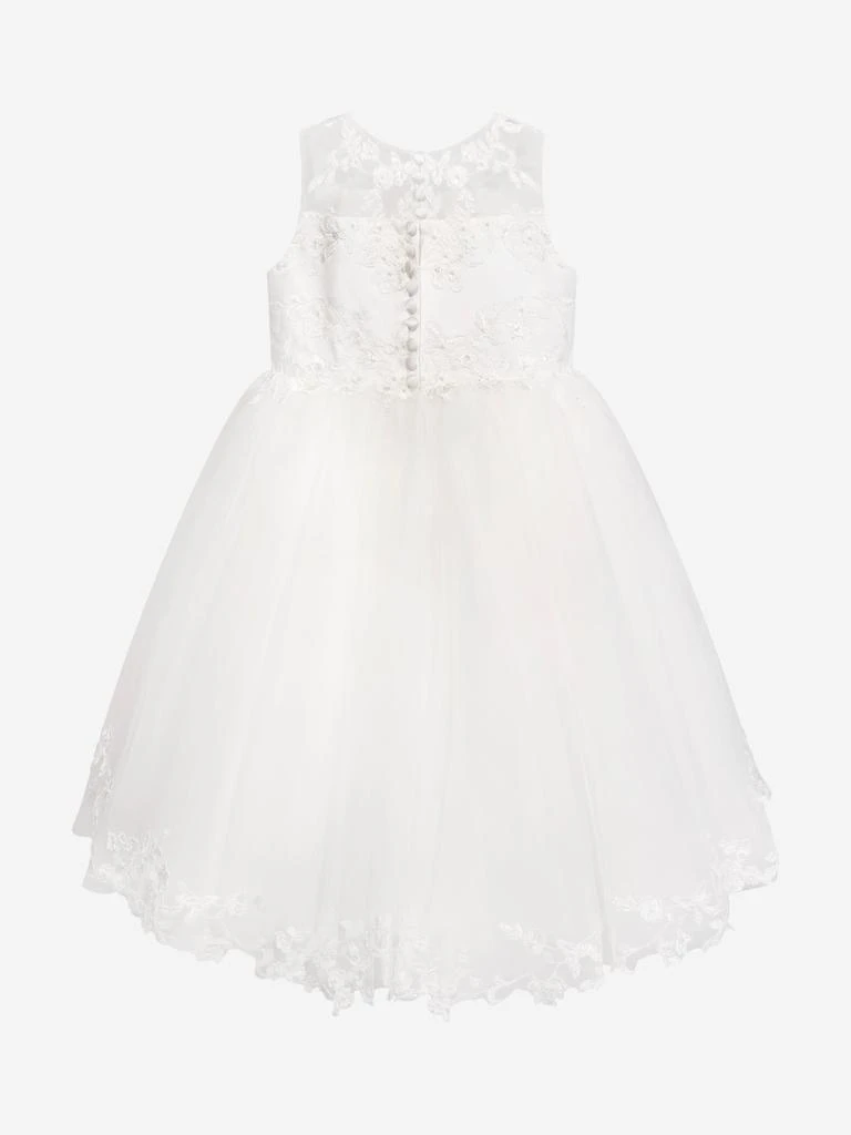 Sarah Louise Sarah Louise Girls Ceremonial Ballerina Length Dress in Ivory 3