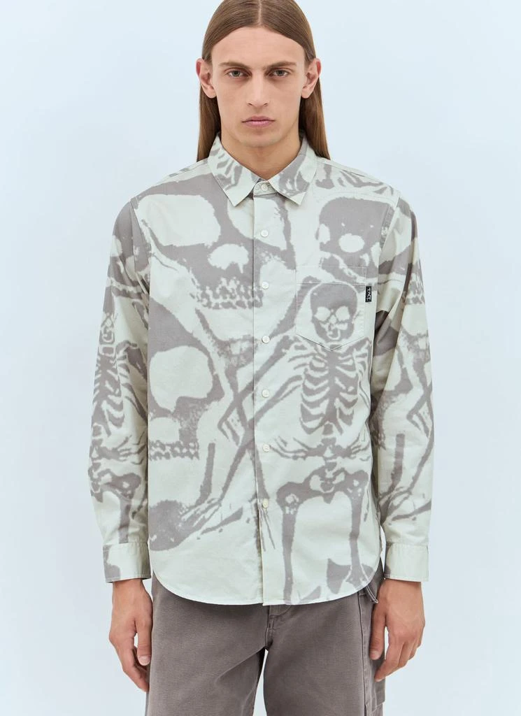 thisisneverthat Thisisneverthat® Skeletons Pattern Shirt 1