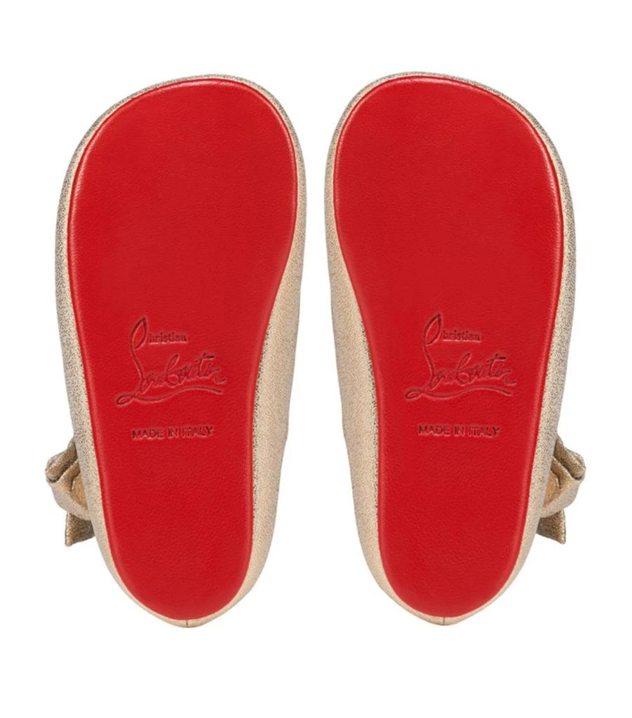 Christian Louboutin Leonellito Flat Nubuck Navy Coolito Flat mules in brown - Christian Louboutin  main image 3