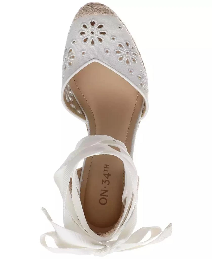On 34th Melindaa Espadrille Wedge High Heel Sandals, Exclusively at Macy's 4
