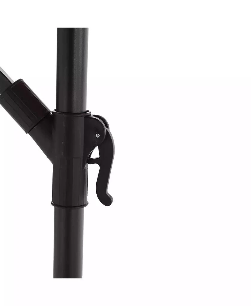 Streamdale Furniture 10ft Solar LED Offset Hanging Market Patio Umbrella 3