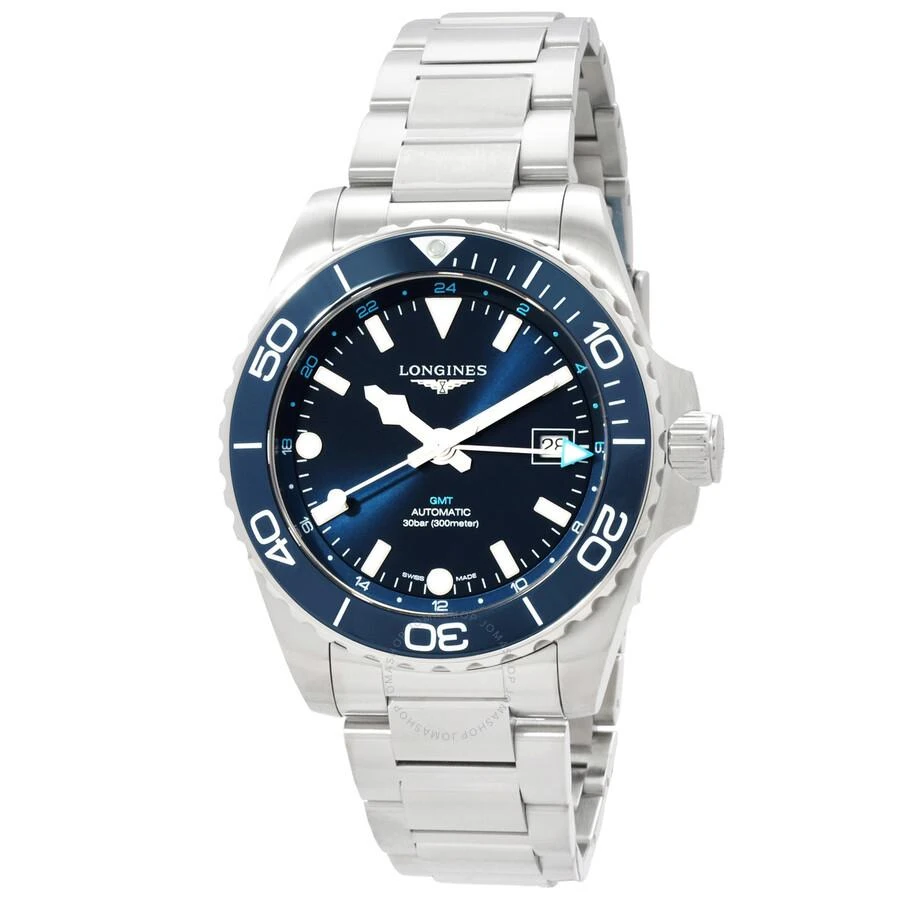 Longines Hydroconquest GMT Automatic Blue Dial Men's Watch L3.790.4.96.6 1
