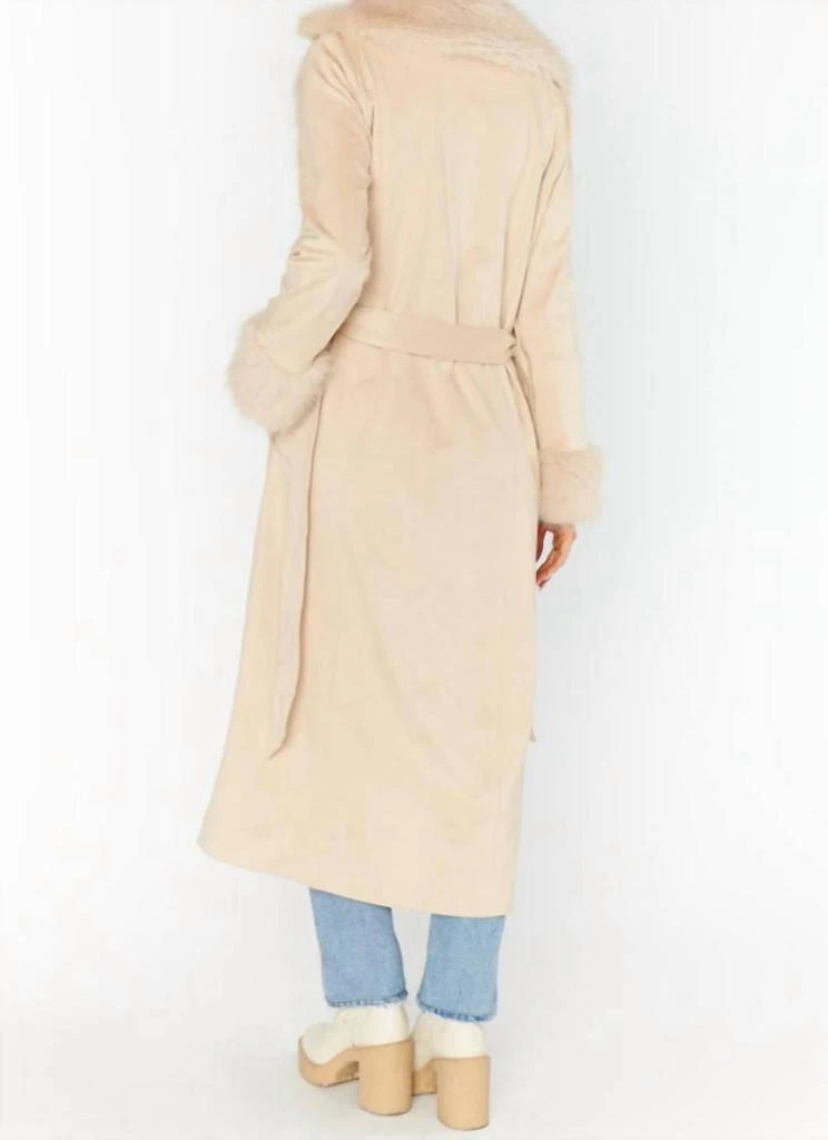 Show Me Your Mumu Penny Lane Coat In Beige 4