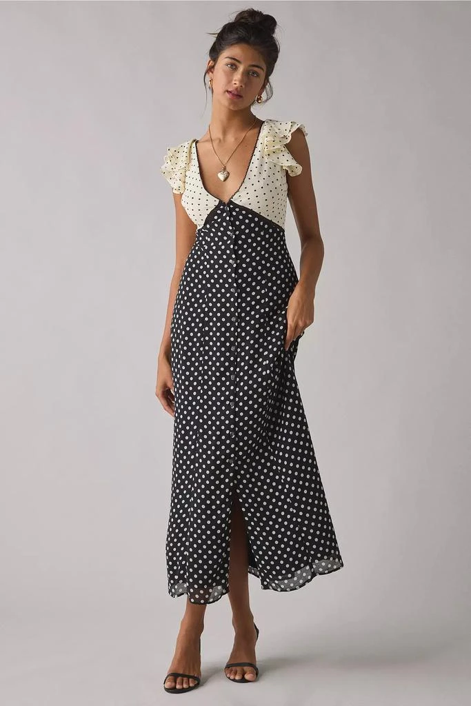 princess polly baby blue dress Johanna Ortiz Tiger Lily One Shoulder Cotton Blend Poplin Midi Dress, $465  | NET-A-PORTER.COM