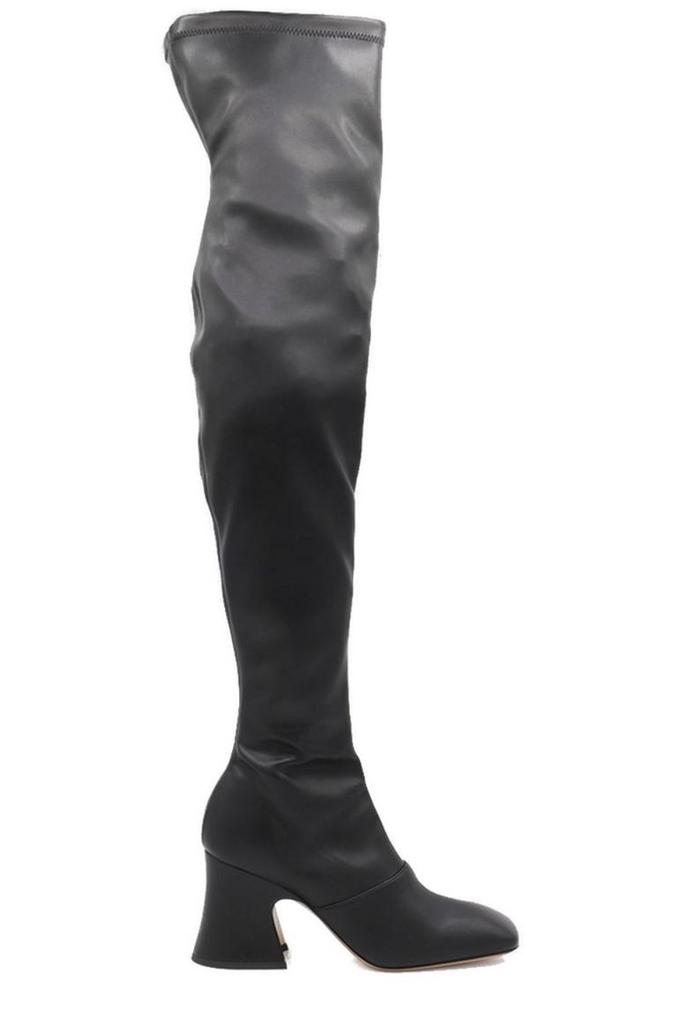 ブーツその他 CHLOE EVE KHAKI GREEN LEATHER BOOT Chloé Eve khaki green leather boot | TheDoubleF