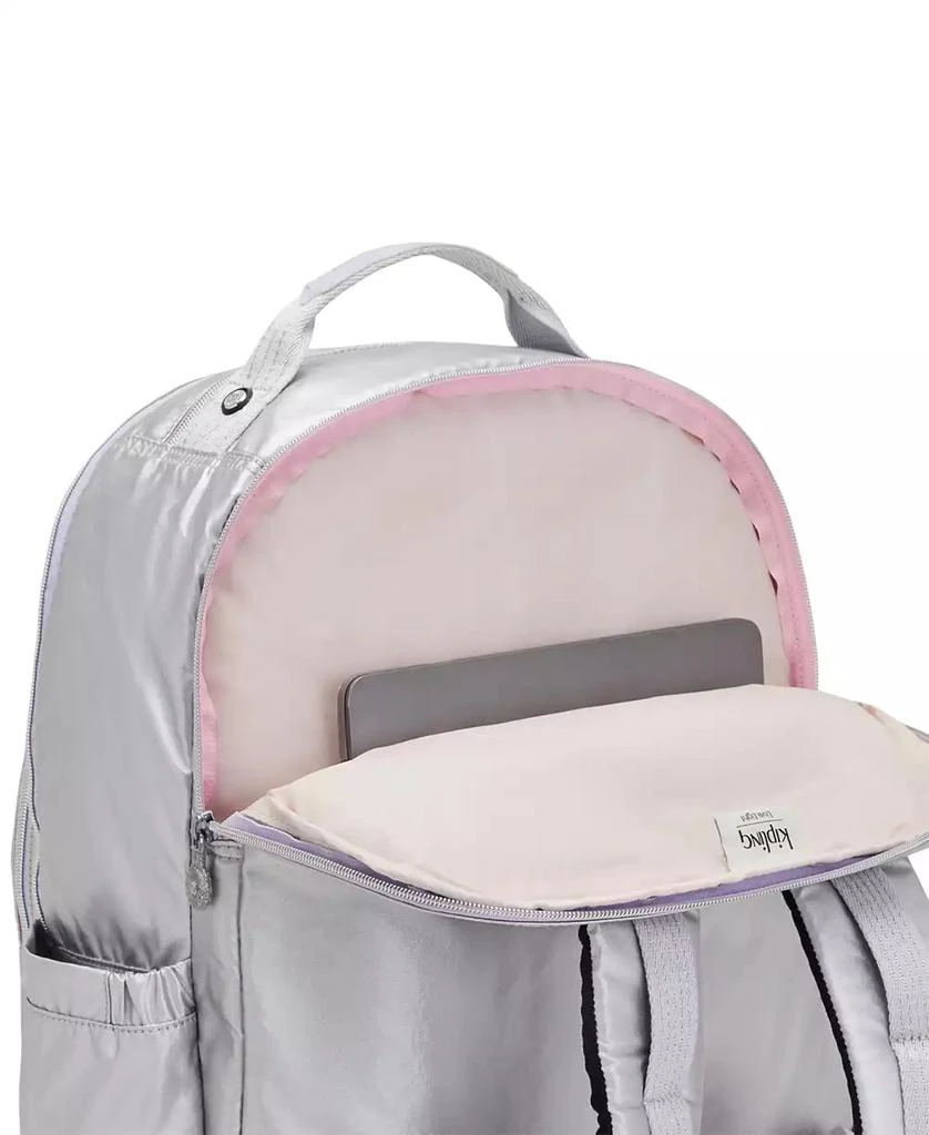 Kipling Seoul Extra Large Candy Metal Nylon 17" Laptop Backpack 12
