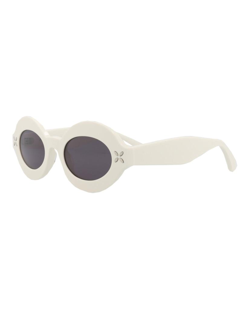 Alaia Round-Frame Acetate Sunglasses