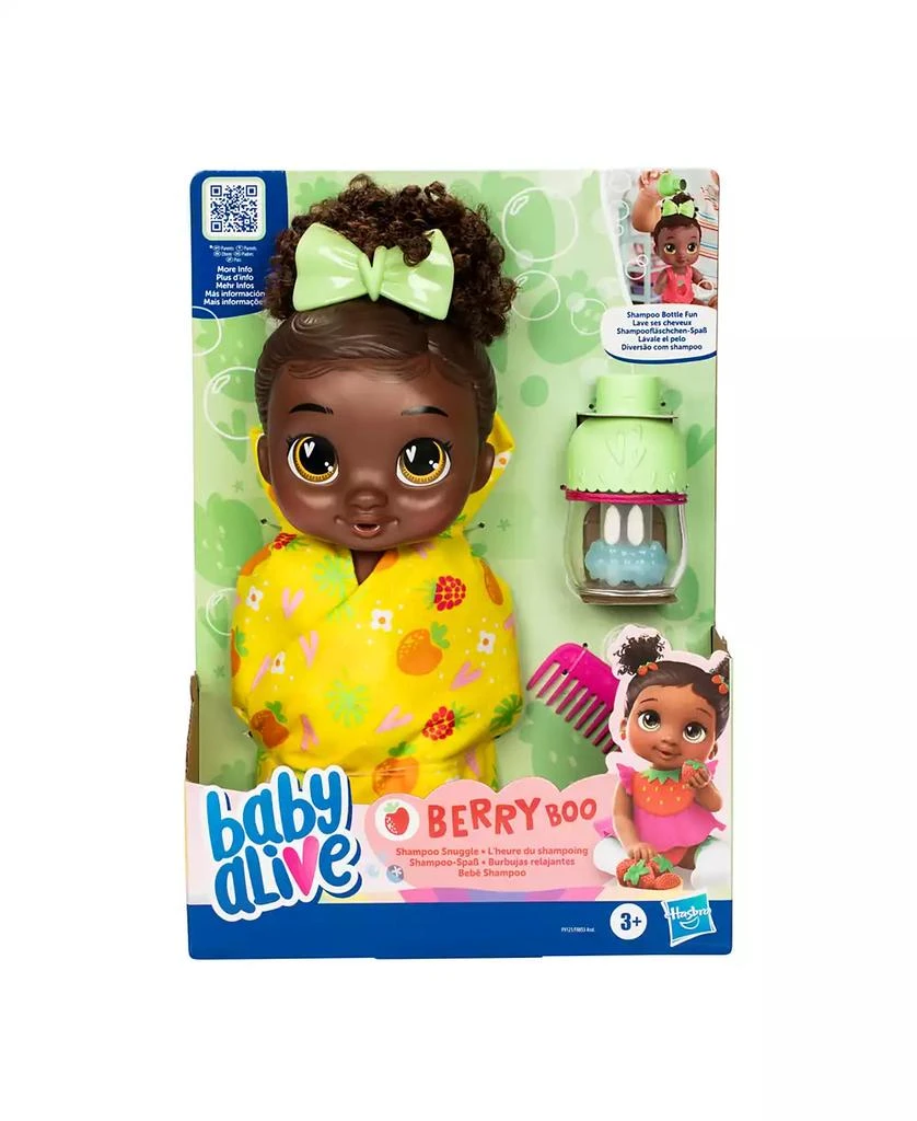Baby Alive Shampoo Snuggle Berry Boo Doll Playset 3