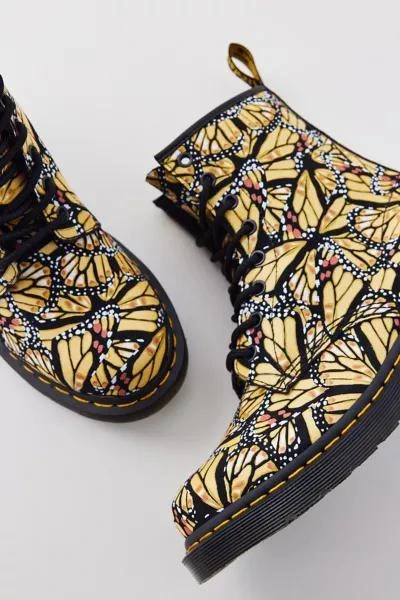 Dr. Martens Dr. Martens Women's 1460 Butterfly Print Suede Lace-Up Boot 5