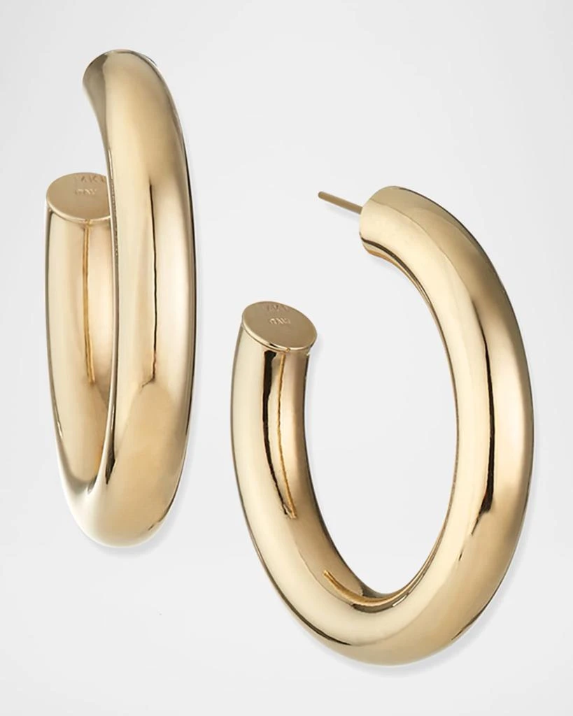 Kastel Jewelry Santorini 14k Gold Hoop Earrings