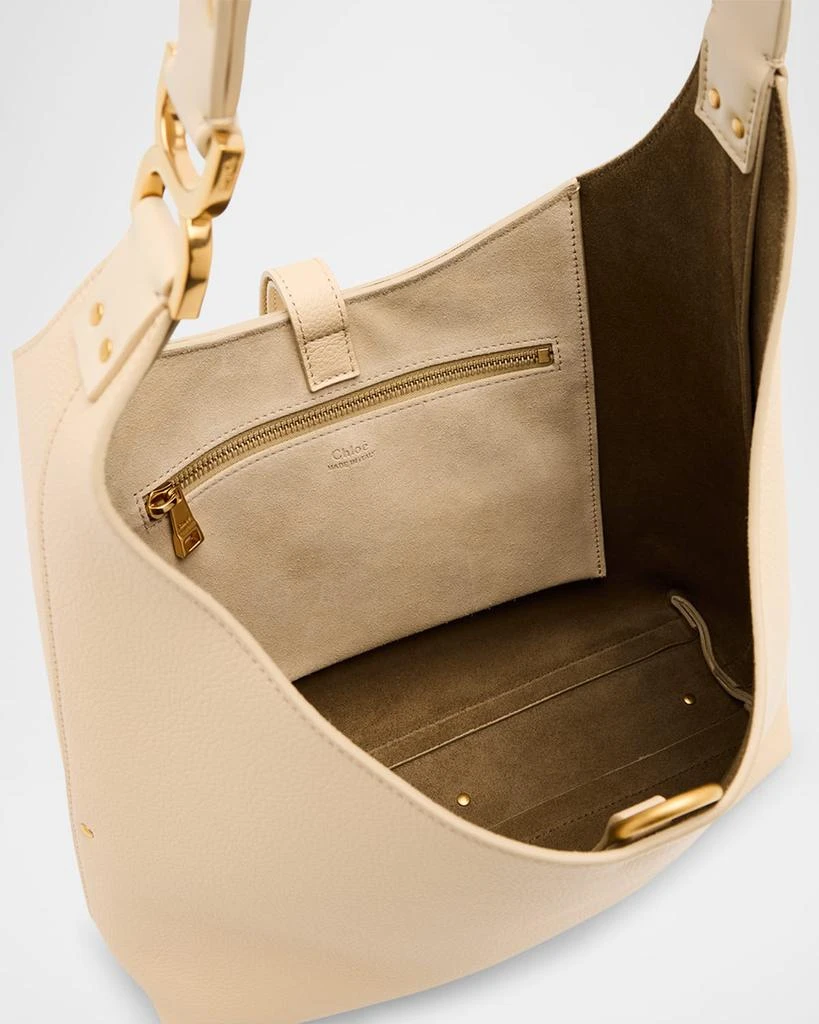 Chloé Marcie Small Hobo Bag in Grained Calfskin 4