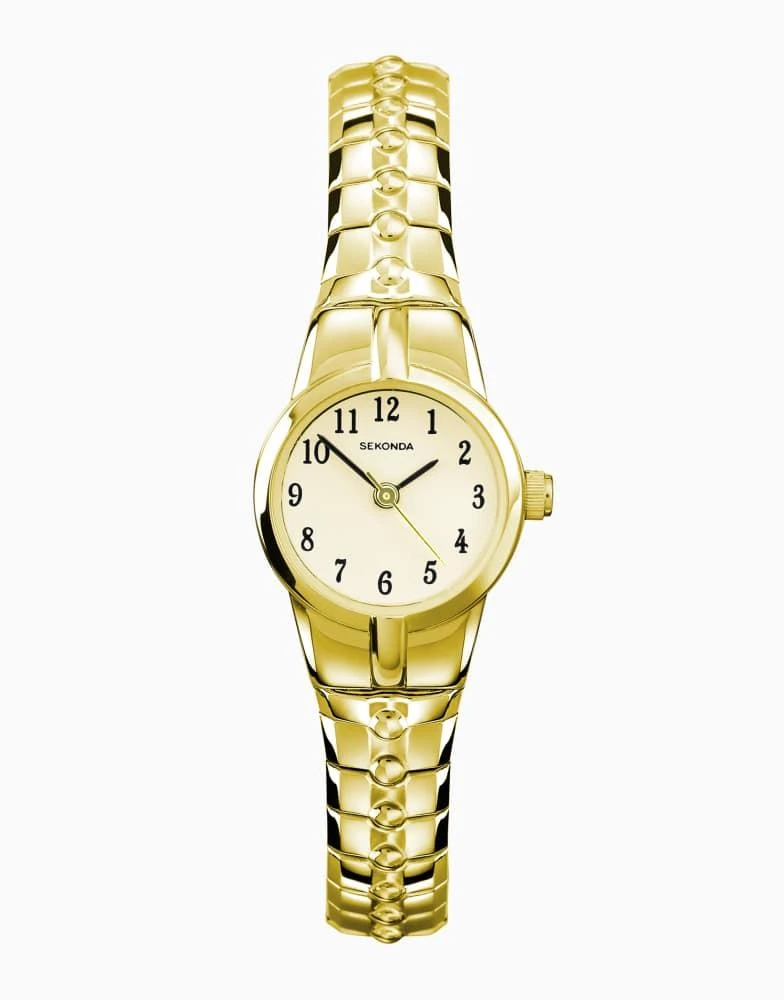 Sekonda Sekonda Newton womens 19mm analogue watch in gold 1