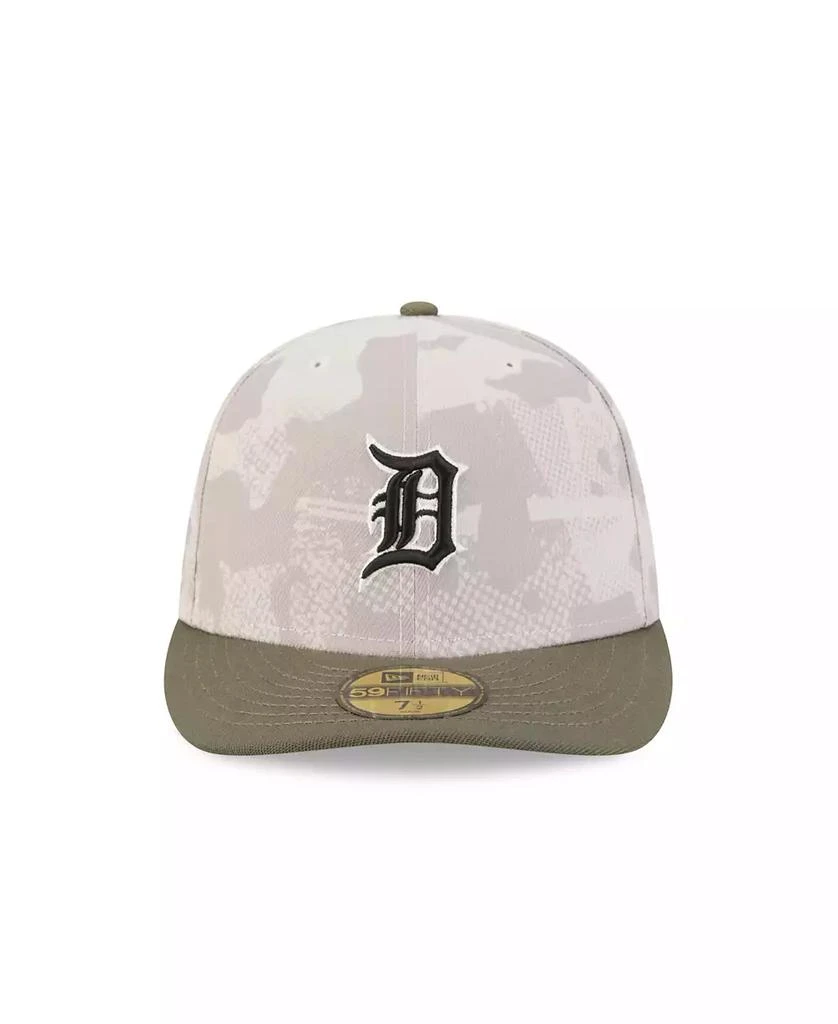 New Era Men's Light Beige/Olive Detroit Tigers 2025 Armed Forces Day 59FIFTY Fitted Hat 3