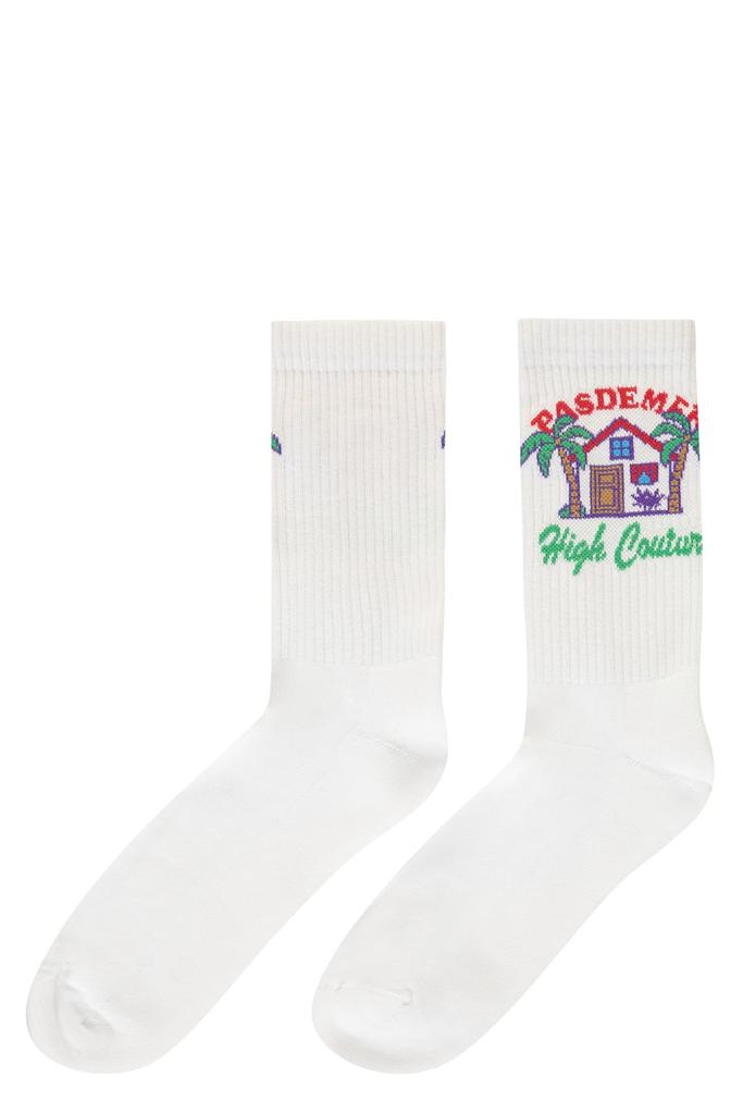 Pas de Mer Logo Cotton Blend Socks