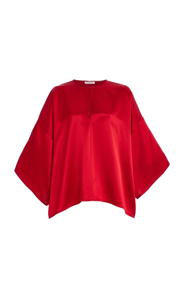 BY MALENE BIRGER By Malene Birger - Cicie Oversized Satin Top - Red - FR 38 - Moda Operandi 1