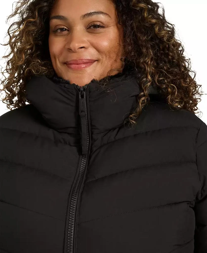 Calvin Klein Plus Size Hooded Zip-Front Puffer Coat 6