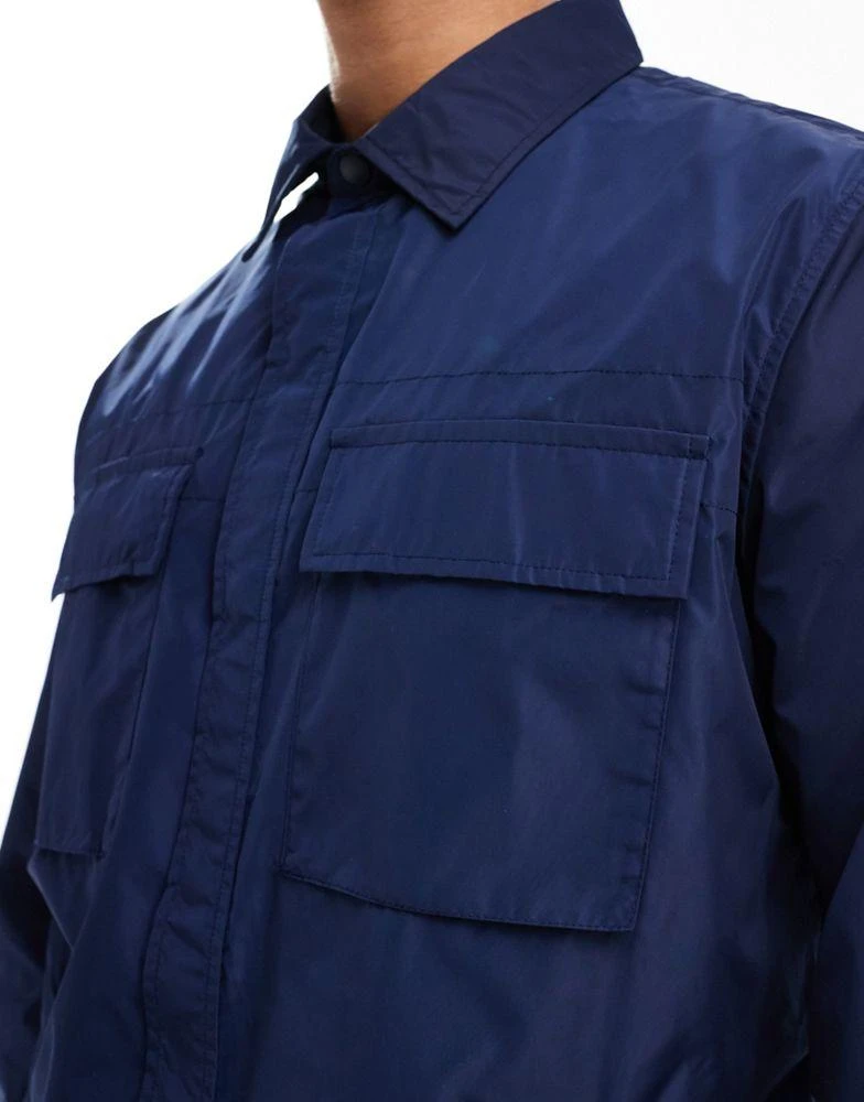 Ralph Lauren Polo Ralph Lauren lined shirt jacket in navy 3