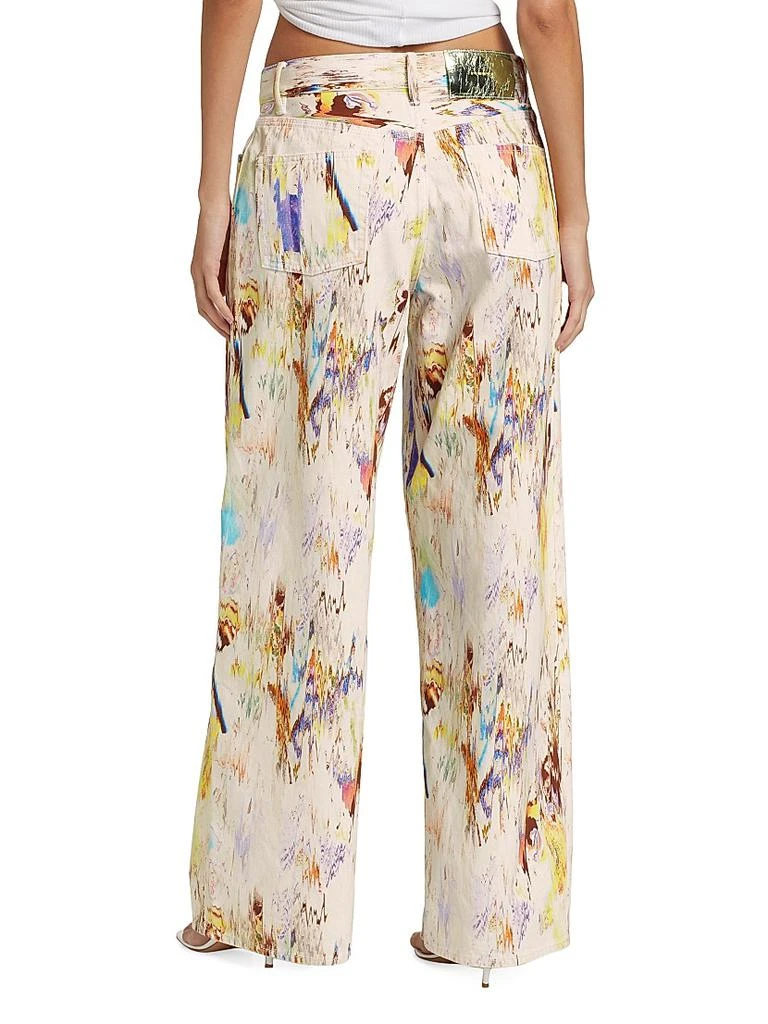 Purple Brand Baggy Melted Abstract Jeans 5