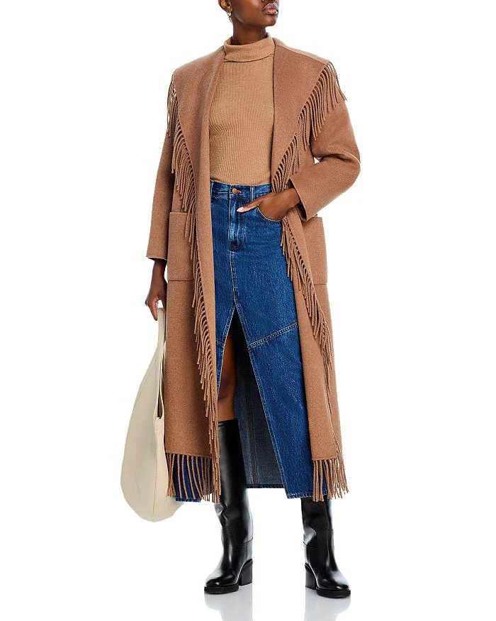 SIMKHAI Carrie Fringe Coat 2