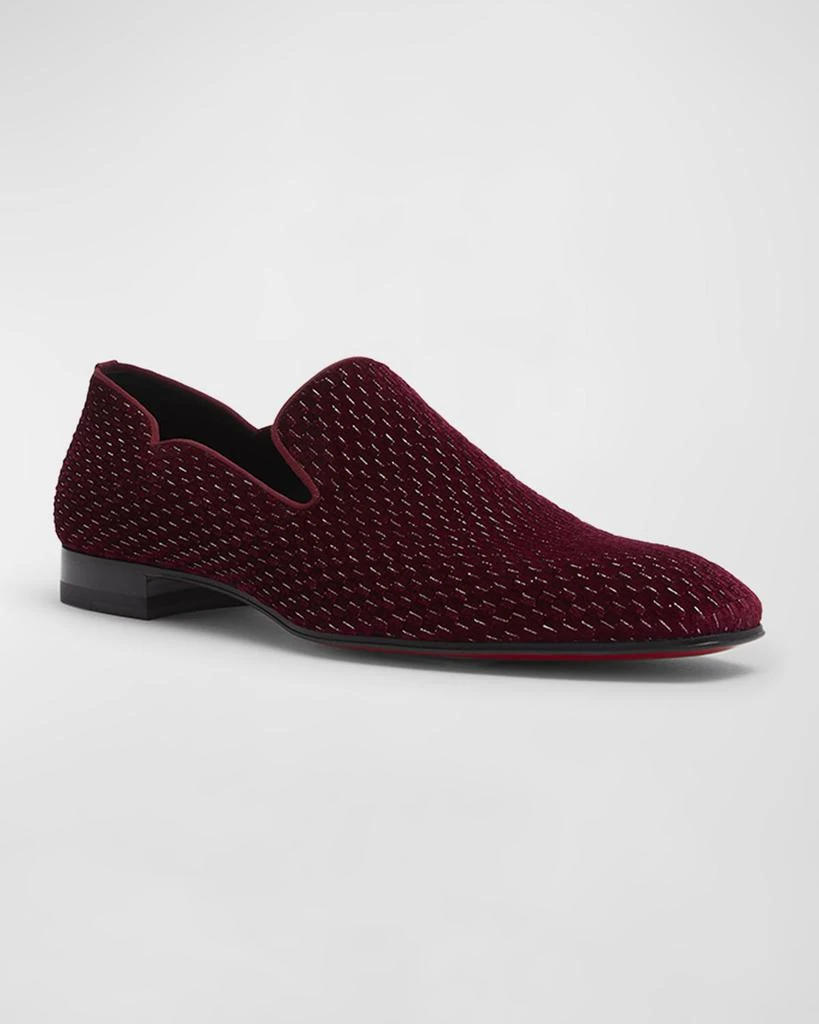 Christian Louboutin Men's Dandy Chick Orlato Velvet Loafers 2