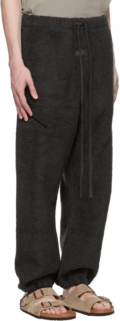 Essentials Black Polyester Lounge Pants