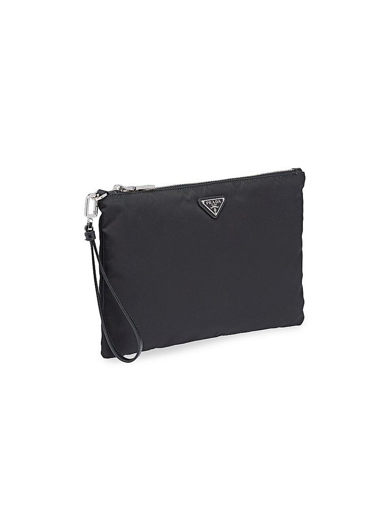 Prada Re-Nylon and Saffiano Leather Pouch