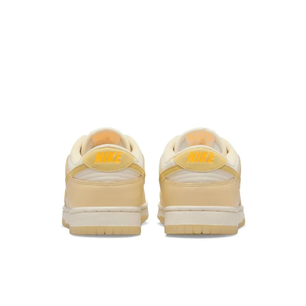 NIKE Women's Dunk Low Sneakers In Muslin Team Gold 4