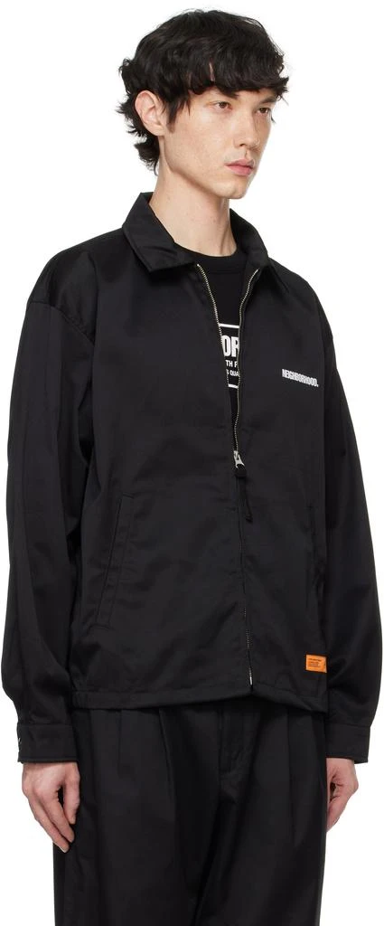NEIGHBORHOOD Black Zip Work Jacket 2