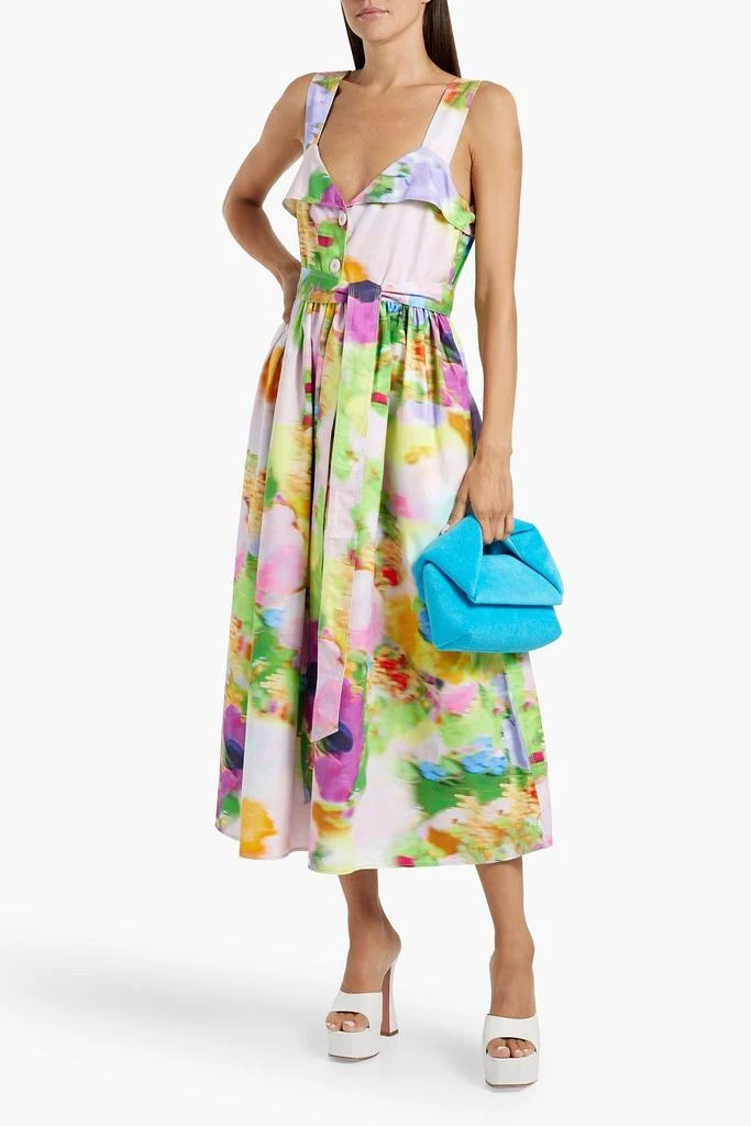 Stine Goya Stina printed cotton-twill midi dress 2