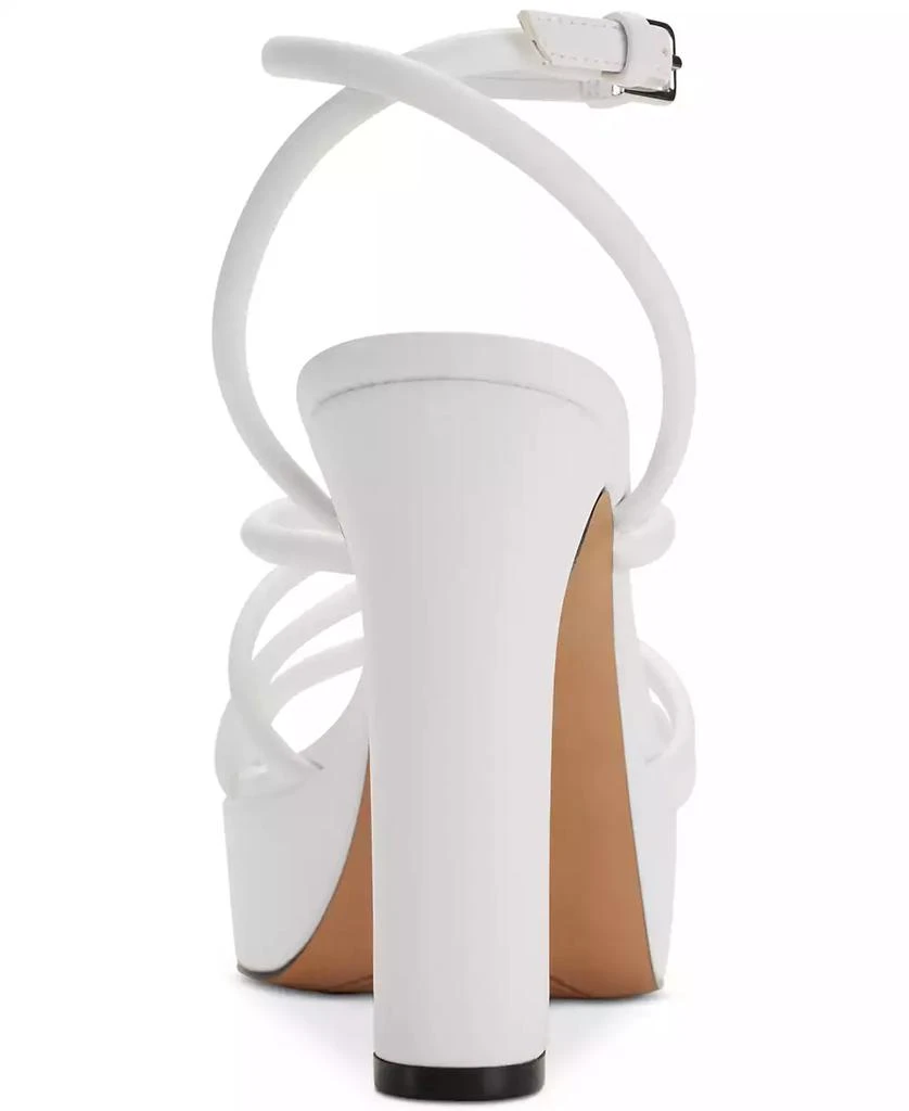 DKNY Women's Delicia Strappy Knotted Platform Sandals 3