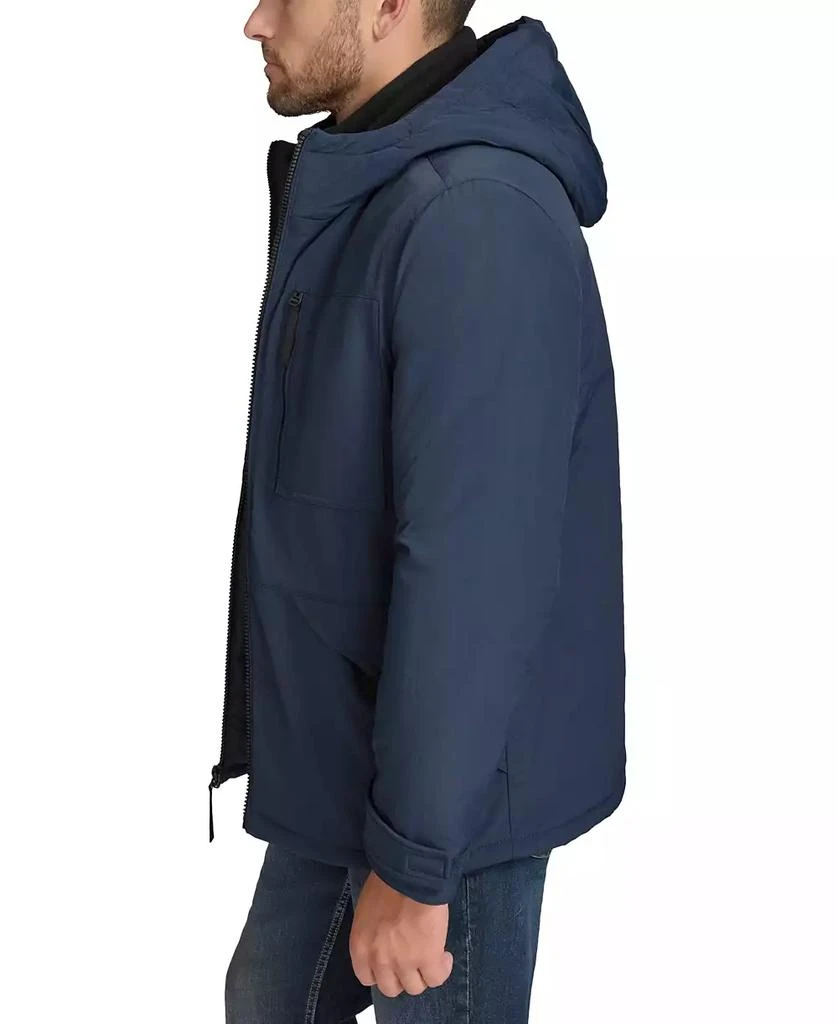 Marc New York by Andrew Marc Men's Turon Y-2 Crinkle Zip Front Jacket with Inner Bib 3