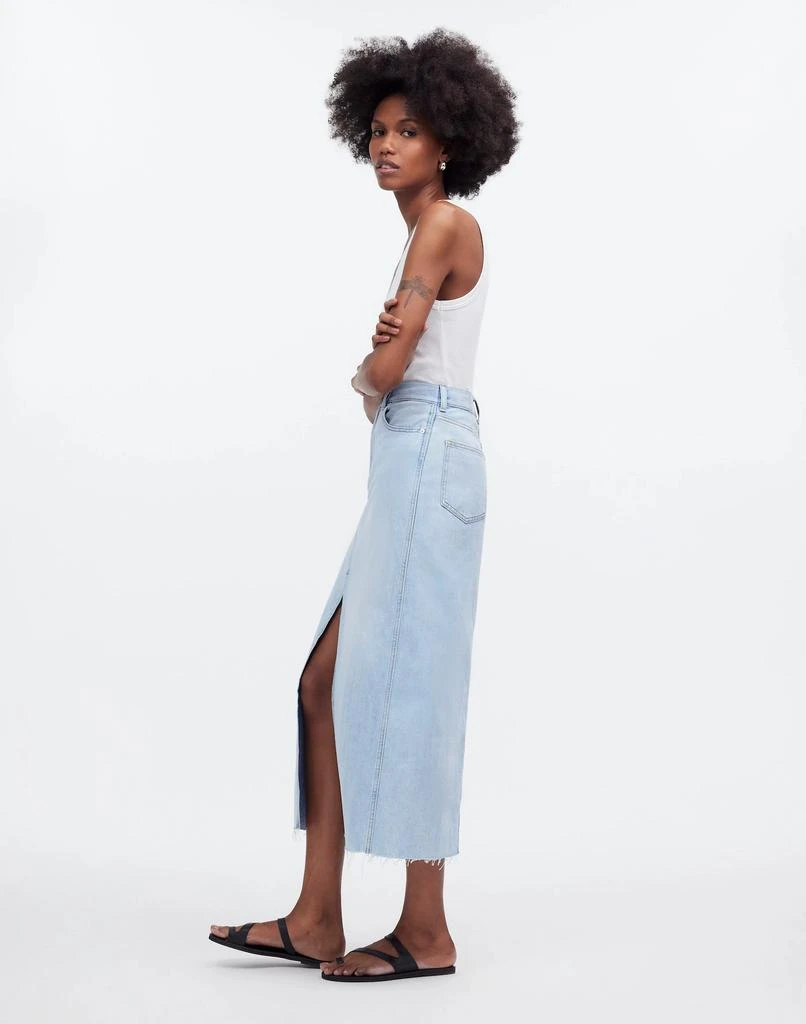 Madewell The Rilee Denim Midi Skirt 3