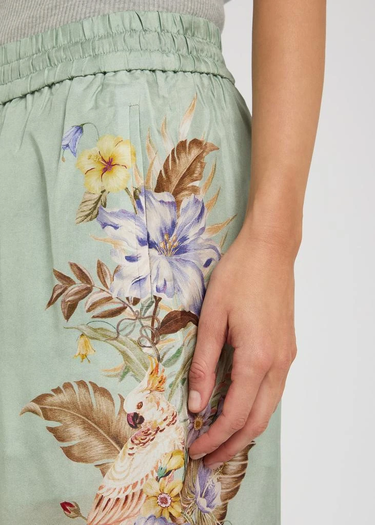 Zimmermann Coco floral-printed silk trousers 5