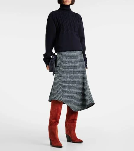Jimmy Choo Cece 80 suede knee-high boots 3