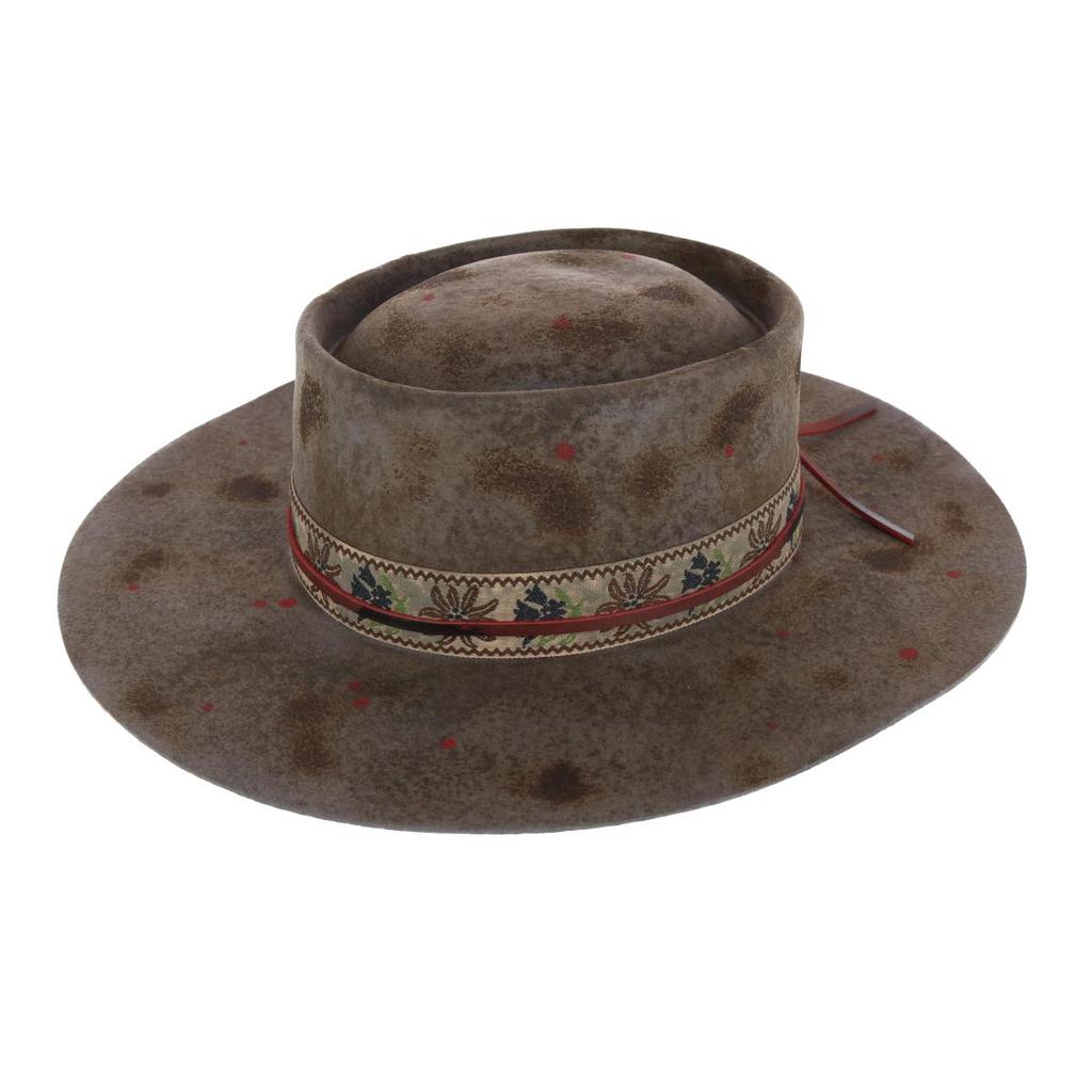 Epoch Hats Company Morreton Vintage Style Wool Felt Hat with Decorative Hatband