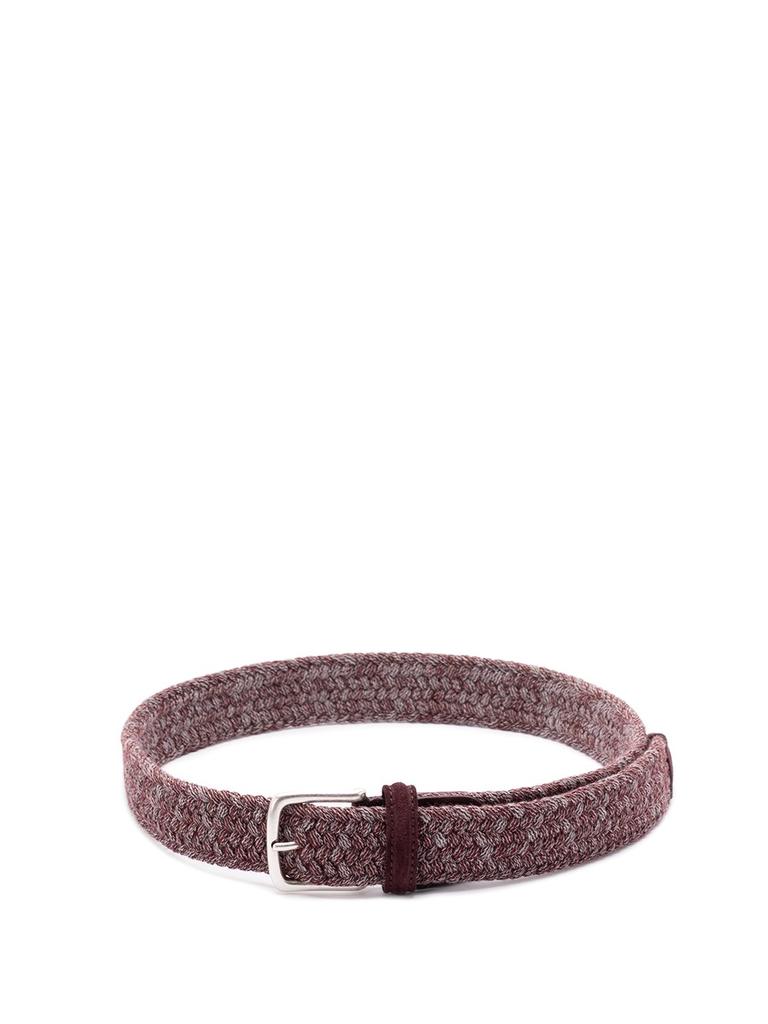 Andersons Anderson's Woven Belt With Suede Details